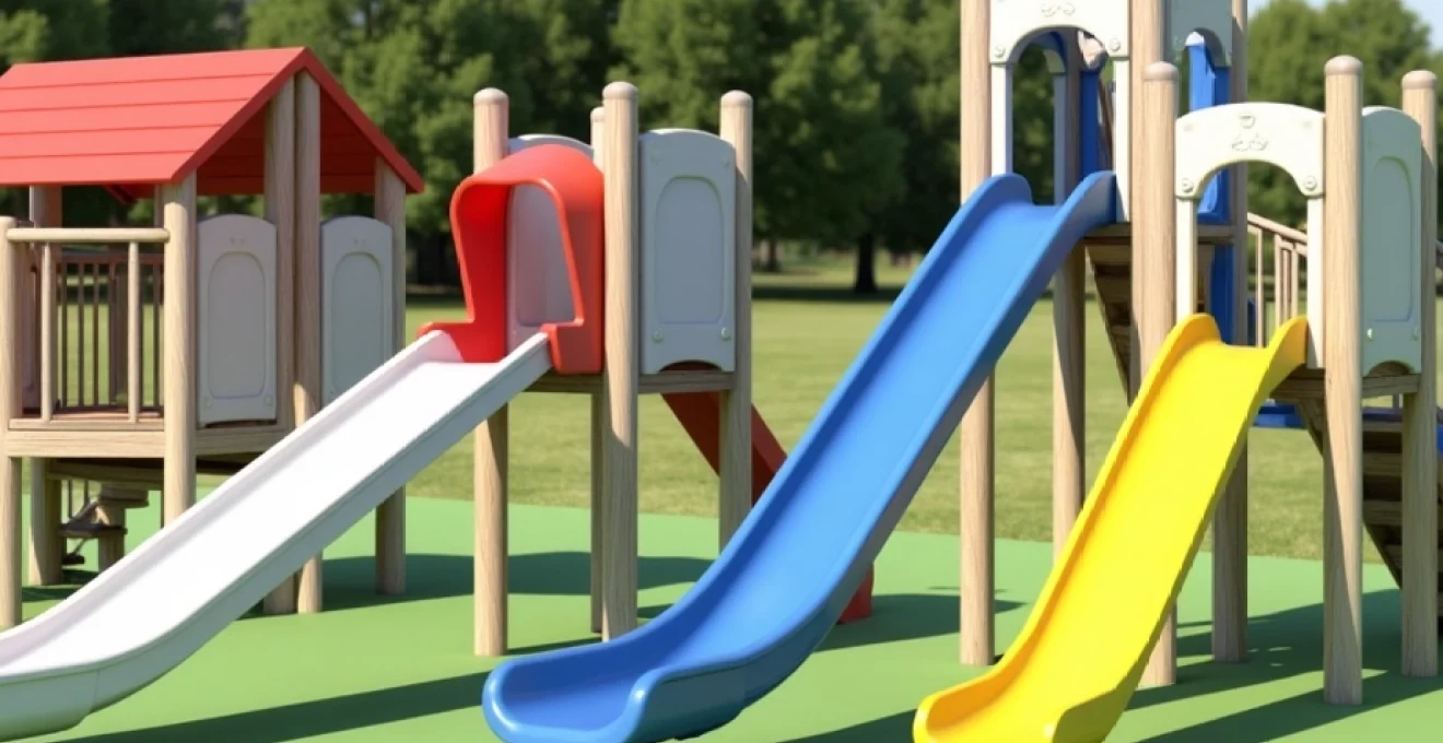 toboggan en plastique